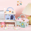 Cute House Piggy Bank with DIY stickers