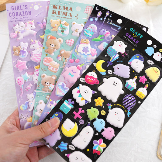 Cute 3D Puffy Sticker | Stick, Style & Smile!