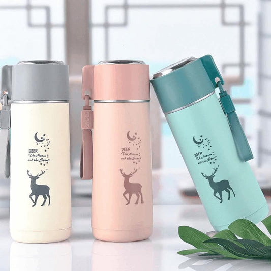 Starry Sky Glass Bottle | 450ml | Trendy, Durable & Portable