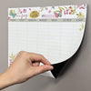 Floral Magnetic Weekly Fridge Calendar