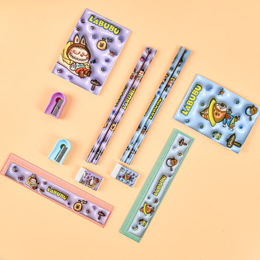 6-in-1 Monster Stationery Fun Pack – Pen, Pencil, Notebook & More