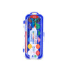 Portable 12-Color Solid Watercolor Paint Set with Brush
