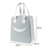 Large Insulated Thermal Smiley Lunch Bag