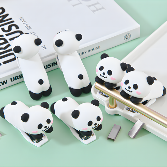 Lying Panda Mini Stapler