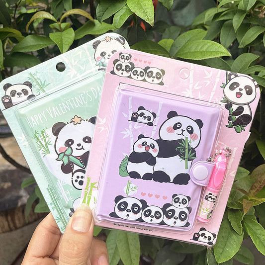 Panda Theme Diary With Pen Set