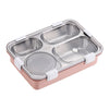 Tokyo Buffet Stainless Steel Lunch Box 4-Grid with Soup Bowl - 1000ml
