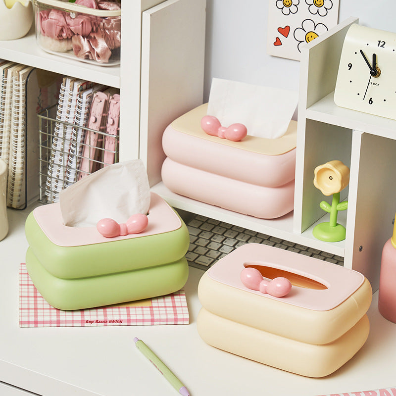 Fantasy design pastel tissue box for bathroom and bedroom décor.