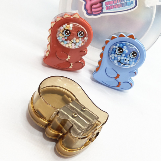 Cute Dino Dual Hole Sharpener