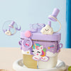 2-in-1 Kids Dual Compartment Bottle with Straws 580ml