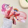 Magical Unicorn & Rainbow Party Glasses | Glittery Plastic Novelty Eyewear