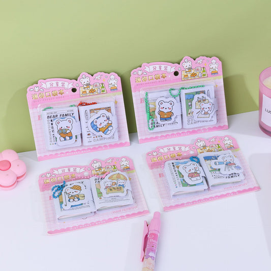 Bear Family Mini Pocket Diary – Cute & Handy