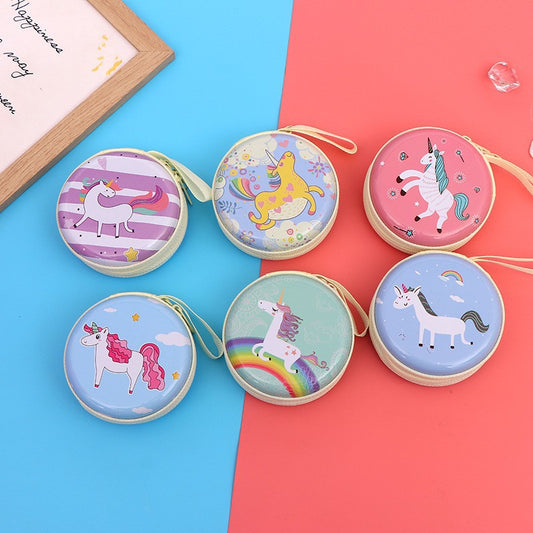 Unicorn Multipurpose Coin & Earphone Pouch