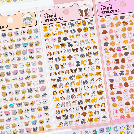 Cute Tiny Animal Emoji Fun Stickers!
