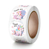Thank You Unicorn 500 Decorative Sticker Roll