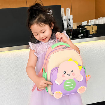 3D Dino School Bag For Young Champs