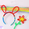 100 Pcs Multicolored Pipe Cleaners Set - Flexible Chenille Stems for DIY Arts & Crafts