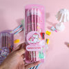 12 Pcs Unicorn Pencils with Sharpener & Pencil Grip