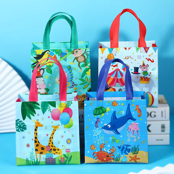 Jungle Animal Non-Woven Gift Bags