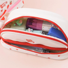 Double-Layer Strawberry Aesthetic Stationery Pouch