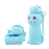 500ml Cute Cat Silicone Collapsible Water Bottle for Kids | BPA Free