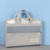 Multi-Pocket A4 Document Organizer – Zipper, Handle & Front Pocket