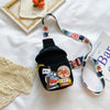 Trendy Cartoon Chest Bag | Travel-Friendly Canvas Sling Bag