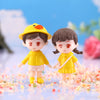 Cute Boy and Girl Miniature Figurine Set of 2