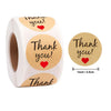 Cute Thank You Sealing 500 Sticker Roll