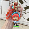 Guy with Skate Board Keychain