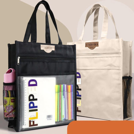 Aesthetic Multipurpose Transparent Pocket Tote Bag