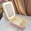 Makeup Jewellery Box with LED Lighted Mirror
