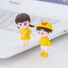 Cute Boy and Girl Miniature Figurine Set of 2