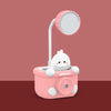 3-in-1 Kids USB Rechargeable 🌙 | Night Lamp + Sharpener + Pen Stand