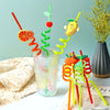 Colorful Fancy Straws ( 1 Pcs )