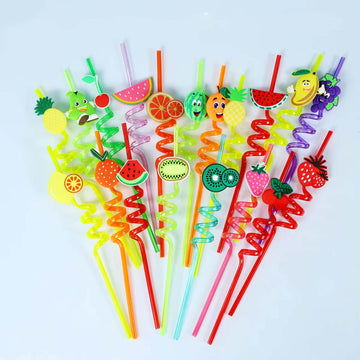 Colorful Fancy Straws ( 1 Pcs )