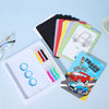 Magic Scratch & Paint Combo Book Set – 6 Watercolor Pens Inside