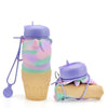 500ml Collapsible Unicorn Ice Cream Water Bottle