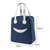 Large Insulated Thermal Smiley Lunch Bag