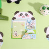 Cute Panda Puddle Sticky Notes