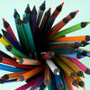 12 Color Pencils in Barrel 🖍️ – Bright, Smooth & Fun