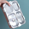 Tokyo Buffet Stainless Steel Lunch Box 4-Grid with Soup Bowl - 1000ml