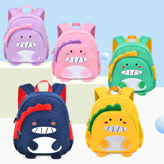 3D Dinosaur Kids Toddler School Bag with Anti-Lost Leash