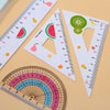 ✏️📐 4-in-1 Geometry Ruler Set 15 Cm | Perfect for Students