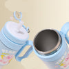 Cute Insulated Tumbler with Handle & Straw | Ice Cup - 850ml