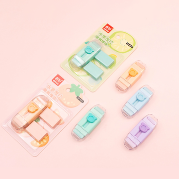 Pastel Push-Pull Eraser Set for Kids | No-Mess Roller Eraser