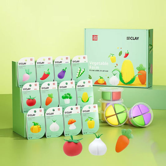 Vegie Themed DIY Air Dry Clay 1 Pcs