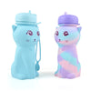 500ml Cute Cat Silicone Collapsible Water Bottle for Kids | BPA Free