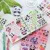Puffy Panda Decorative Stickers