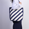 Striped Cotton Canvas Tote Bag Handbag | Tote Bag