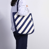 Striped Cotton Canvas Tote Bag Handbag | Tote Bag